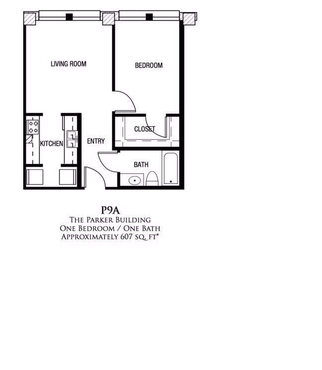 Unit 1206 1117 floor plan